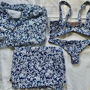 Acacia Blue Batik Set